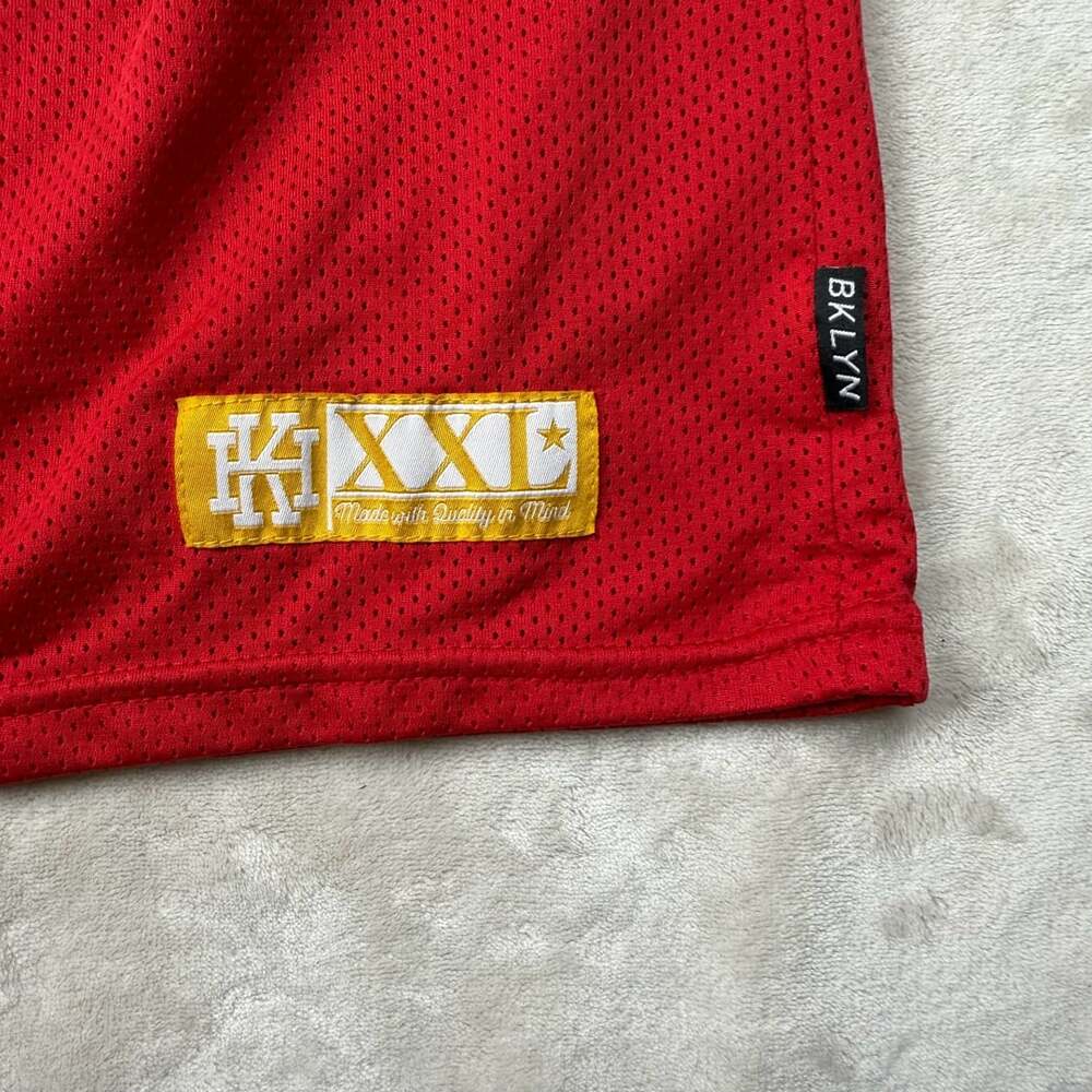 Vintage 2000’s School of Hard Knocks mesh Football Jersey Size M Red 61 - Picture 3 of 8